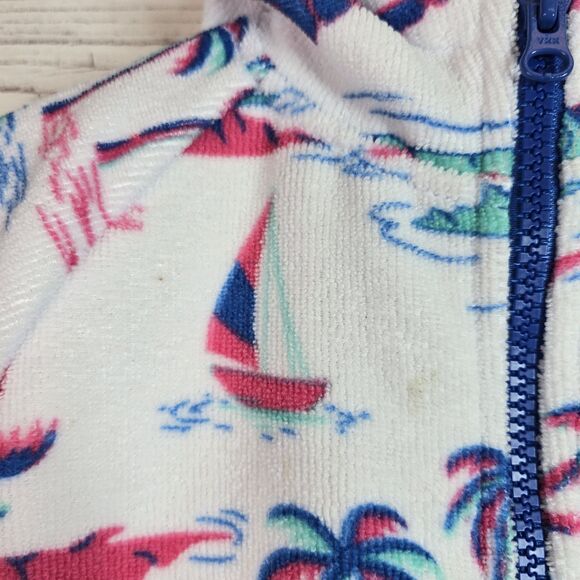 Tommy Bahama Boys Terry Cloth Swim Coverup Size S/M Ages 3-6 Nautical Beachy - Picture 5 of 11
